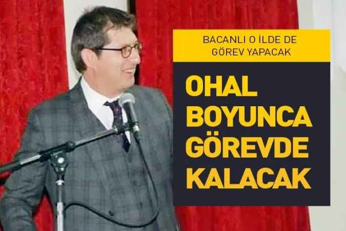 Türk Standartları Enstitüsü (TSE) Ankara İl Müdürü Kürşat Bacanlı'ya OHAL görevi