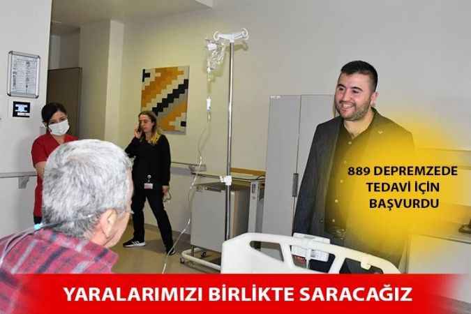 Yozgat Şehir Hastanesine 889 Depremzede Tedavi İçin Başvurdu