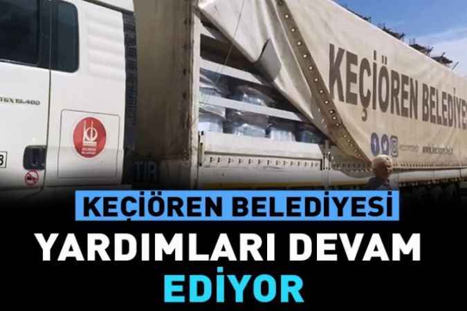 Keçiören Belediyesi Deprem Bölgesine Temiz Su Takviyesi Yapıyor