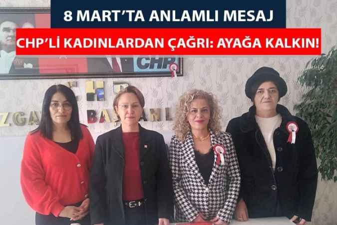 CHP’li Kadınlardan çağrı: Ayağa kalkın!