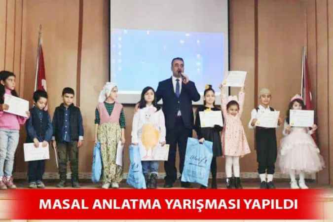 Yozgat Çayıralan İlçesinde İlkokullar Arası Masal Anlatma Yarışması Yapıldı