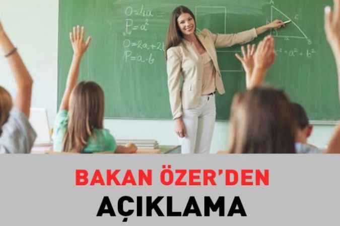 Bakan Özer: Öğretmenlerimizin Zorunlu Çalışma Yükümlülüklerini Deprem Nedeniyle 1 Yıl Erteliyoruz
