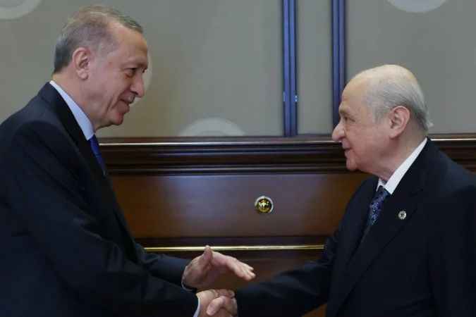 Cumhurbaşkanı Erdoğan, MHP Genel Başkanı Bahçeli ile görüştü