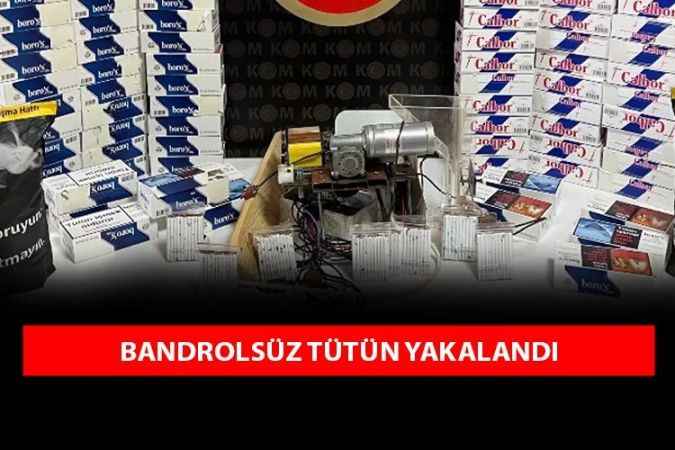 Yozgat'ta bandrolsüz tütün yakalandı