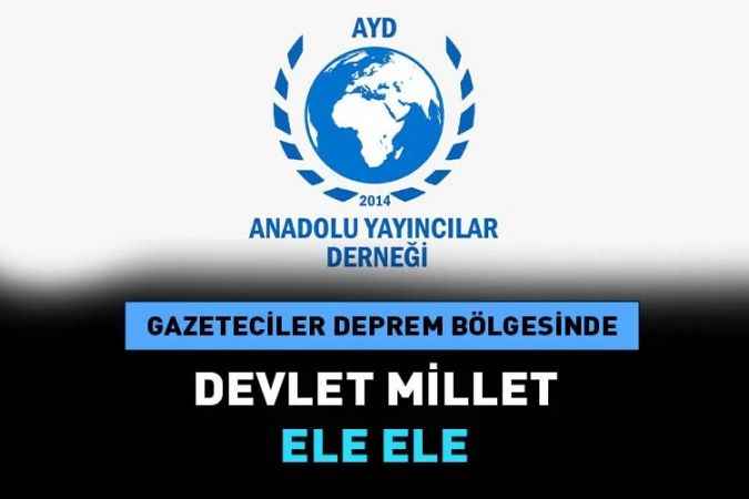 AYD: Ulusal ve Yerel Gazeteciyi Deprem Bölgesine Götürüyor