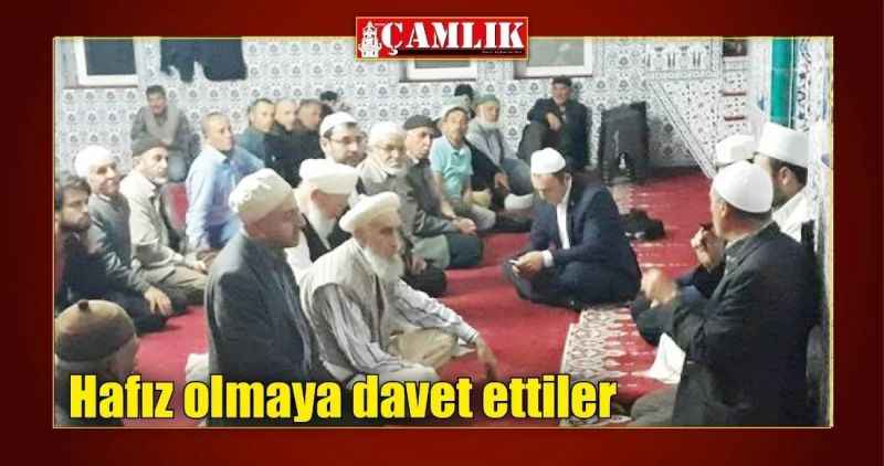 Hafız olmaya davet ettiler
