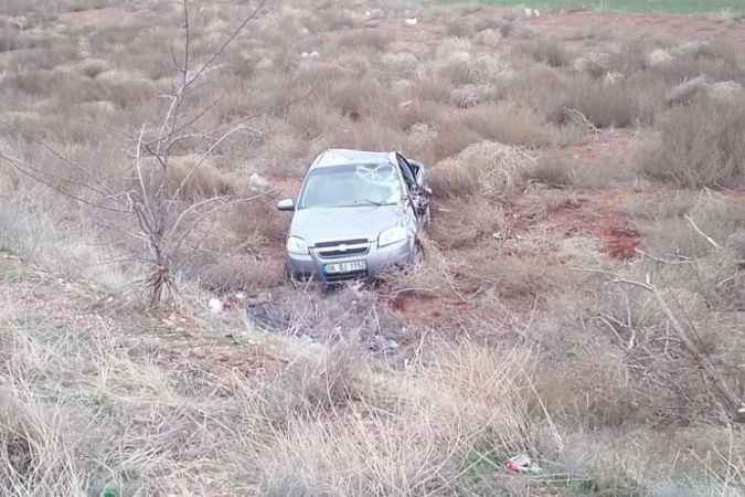 Kırıkkale'de otomobil şarampole devrildi: 1 ölü