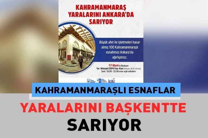 Ankara’da Kahramanmaraş Dayanışma Günleri