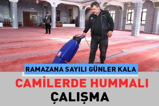 Pursaklar’da Camiler Ramazan Ayına Hazırlanıyor
