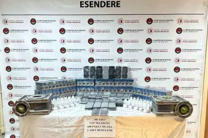 1 milyon 200 bin TL'lik kaçak eşya ele geçirildi
