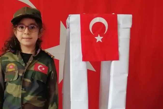 Yozgat'ta Minik öğrenciler ‘Çanakkale Geçilmez’ dedi