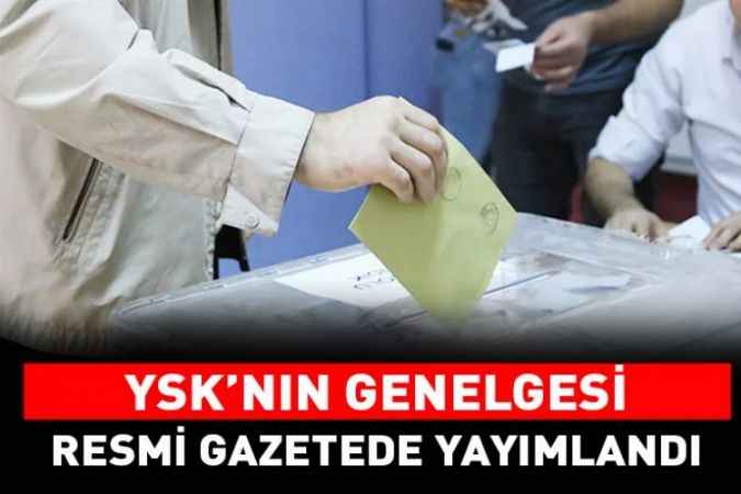 YSK'nın Gümrük Kapılarında Oy Verme İşlemine İlişkin Genelgesi Resmi Gazete'de