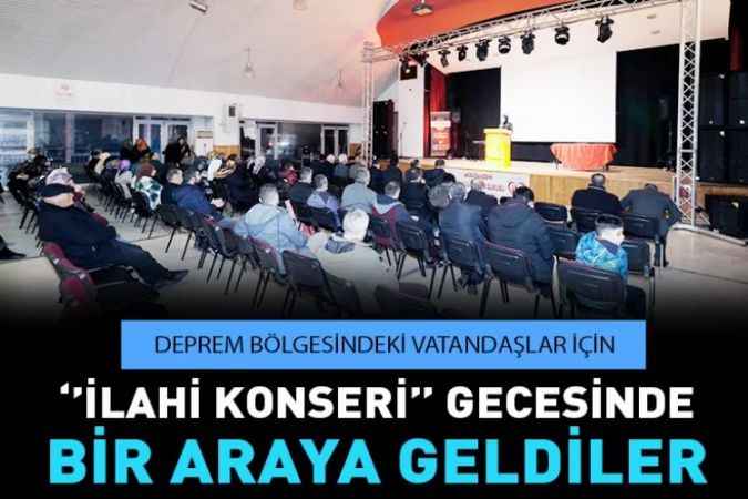 Akdağmadeni’nde İlahi Konseri Gerçekleştirildi
