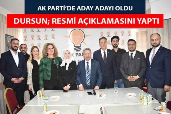 Geçmiş Dönem Ak Parti Yozgat İl Başkanı Çelebi Dursun, Resmi açıklamasını yaptı