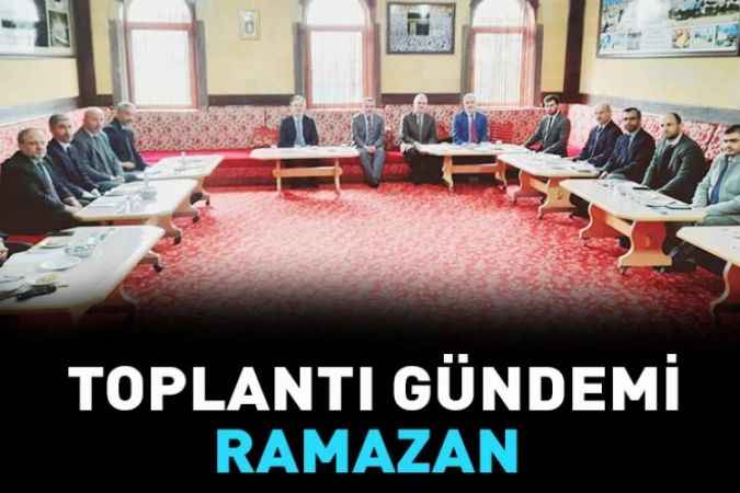 Ramazan Ayı Öncesi İlçe Müftüleri İle Toplantı
