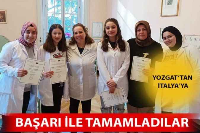 Yozgat’taki Okullar İtalya'daki Staj Hareketliliğini Tamamladı
