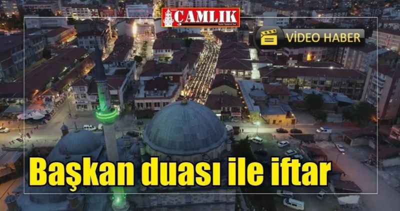Başkan duası ile iftar