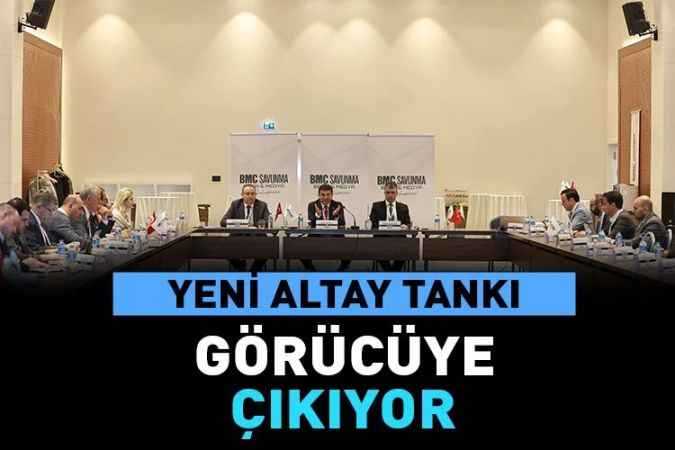 ALTAY Tankı, basın mensuplarına tanıtıldı.