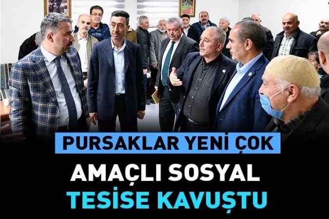 Pursaklar Yeni Bir Çok Amaçlı Sosyal Tesise Daha Kavuştu