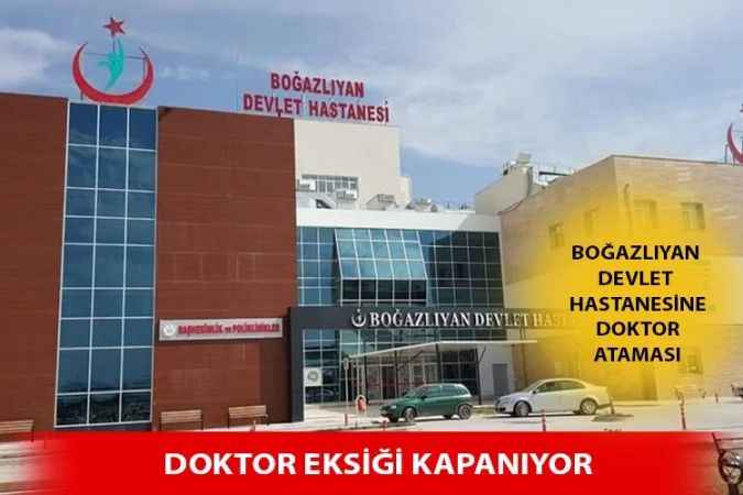 Boğazlıyan'a doktor atamaları yapıldı