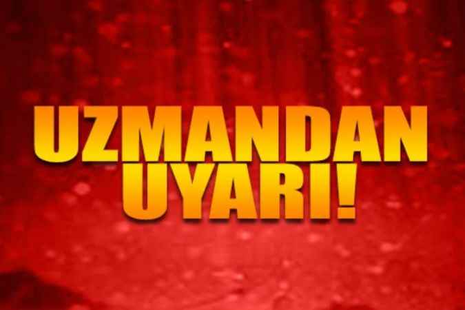 Uzmanından Su Uyarısı