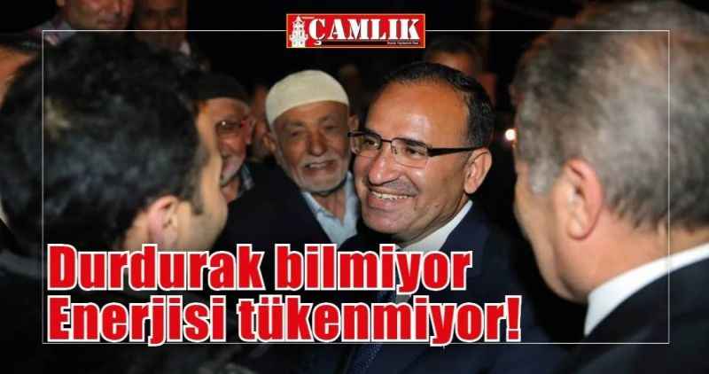 Dur durak bilmiyor Enerjisi tükenmiyor!