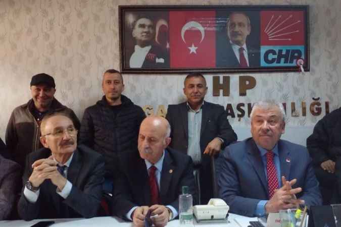 CHP Yozgat İl Başkanlığı'nda basın açıklaması yapıldı