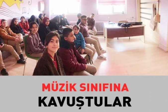 Milli Egemenlik Ortaokulunda Müzik Sınıfı Açıldı