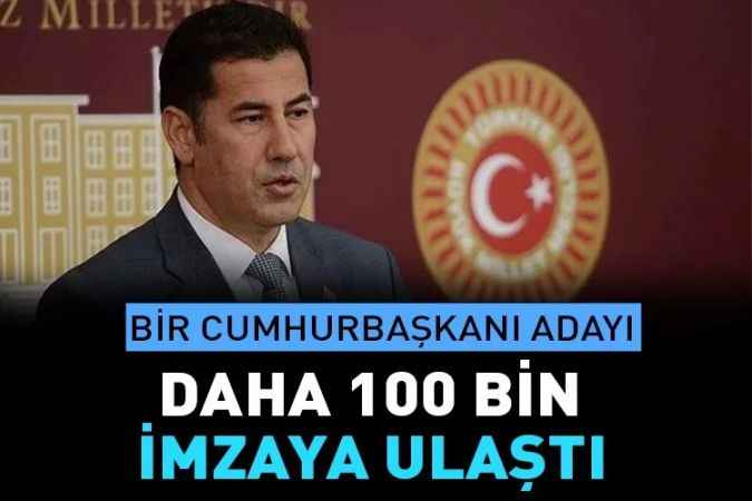 Sinan Oğan 100 bin imzaya ulaştı