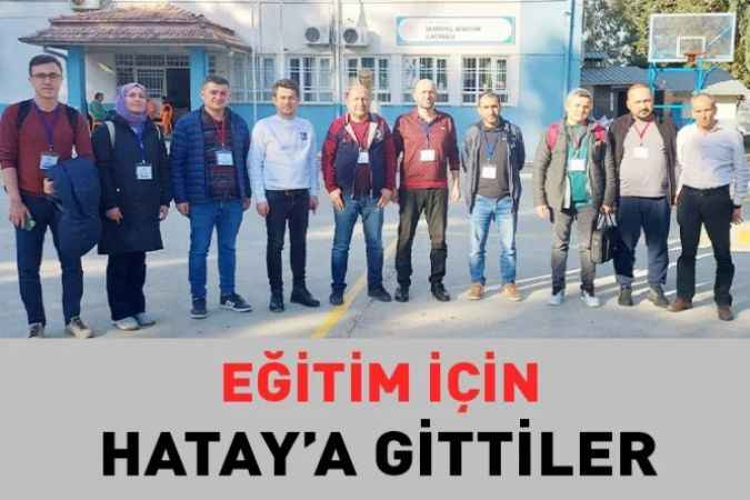 Yozgat’tan Gönüllü Öğretmenler Hatay’a Gittiler