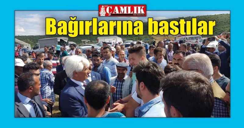 Bağırlarına bastılar