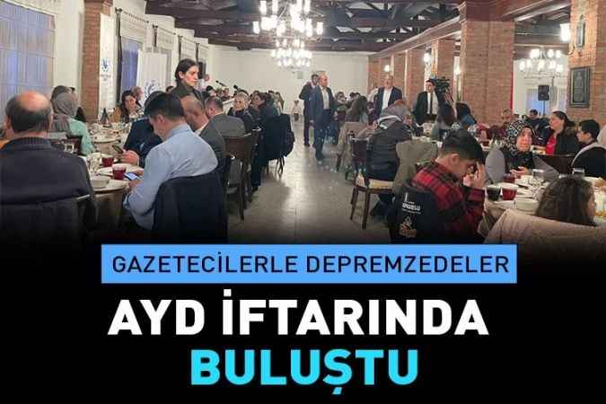 Anadolu Yayıncılar Derneği (AYD) tarafından iftar programı düzenlendi