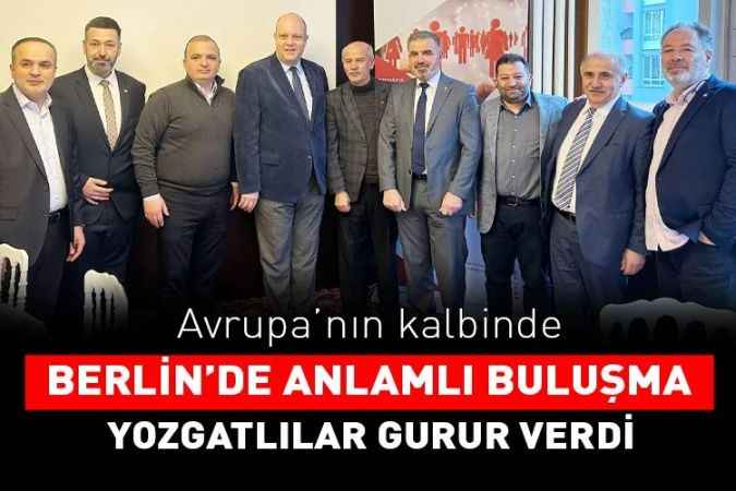 Almanya NETU Berlin İş Adamları Derneğinden İftar sofrası. Yozgatlı iş insanları gurur verdi