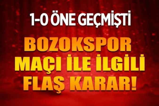 Mucurgücüspor, Yozgat Belediyesi Bozokspor maçı iptal edildi