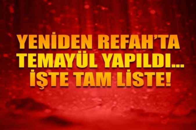 Yozgat Yeniden Refah Partisi Temayül Yoklaması Gerçekleştirdi