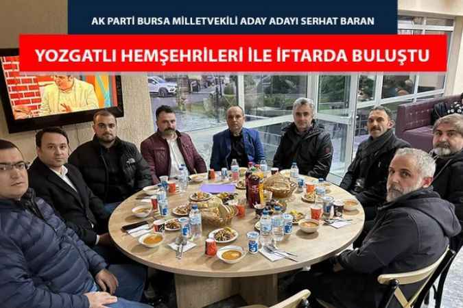Ak Parti Bursa Milletvekili Aday Adayı Serhat Baran, Körük Köylüleri ile buluştu