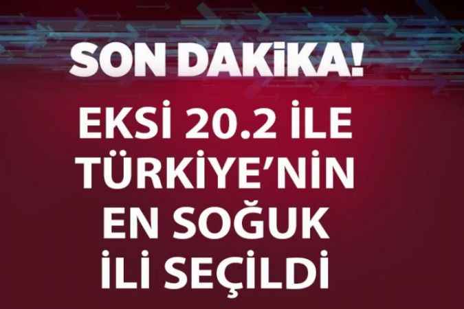 Bolu Türkiye'nin En Soğuk İli Oldu