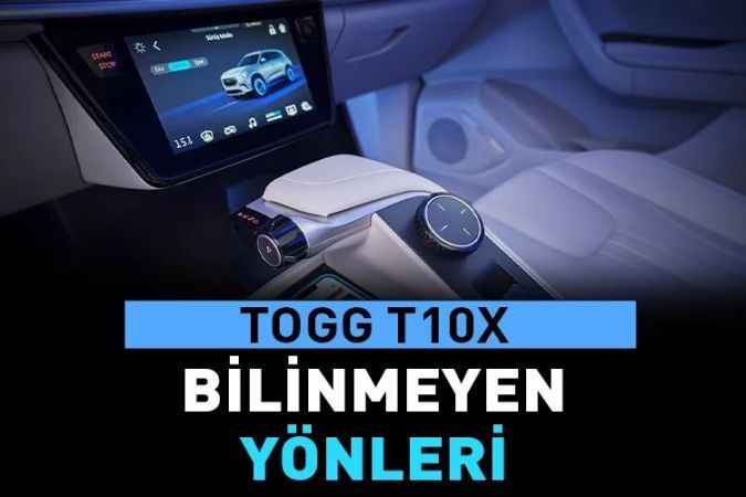 Togg T10X’in bilinmeyen özellikleri