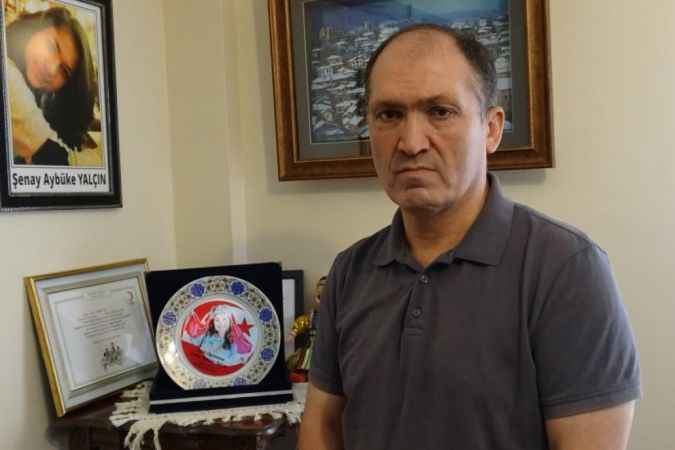 Şehit öğretmen babası Yalçın, Kızım İstiklal Marşı okunmadığı için çok üzülüyordu