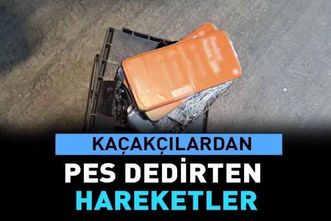 Habur’da Akü kutusunun içerisine gizlenmiş vaziyette 66 adet cep telefonu ele geçirildi