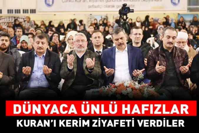 Dünyaca Ünlü Kurra Ve Hafızlar Çorum'da Kur’an-I Kerim Ziyafeti Sundu