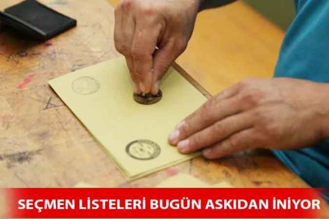 Seçmen Listeleri Bugün Askıdan İniyor! Bu İki Yöntemle Kaydınızı Kontrol Edin