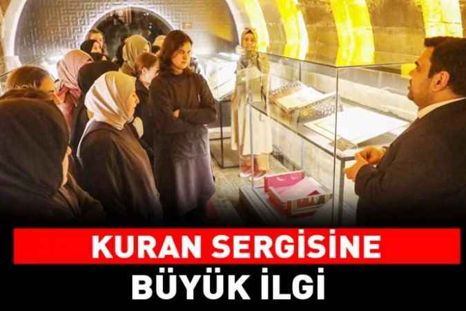 Kur'an Ayında Kur'an Sergisine Büyük İlgi
