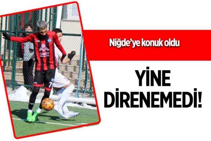 Yozgatspor 1959 FK, ligin 23’üncü haftasında karşılaştığı Niğde Belediyespor'a 1-0 mağlup oldu
