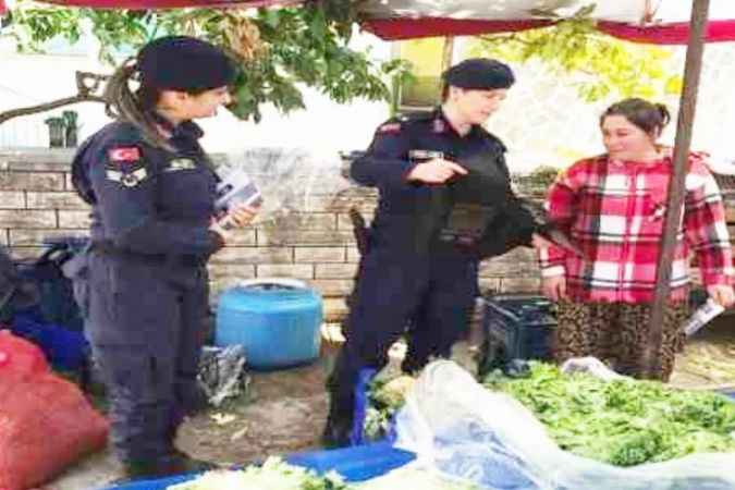 Kadın Jandarmalar “Kadına Şiddete Hayır” Dedi