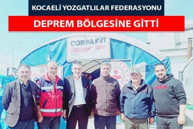 Yozgatlılar Deprem Bölgesine Gitti, Vatandaşlar İle Yakından İlgilendiler