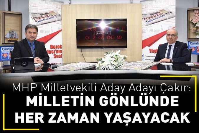 MHP Yozgat Milletvekili Aday Adayı Mehmet Ali Çakır: Milletin gönlünde  Her zaman yaşayacak