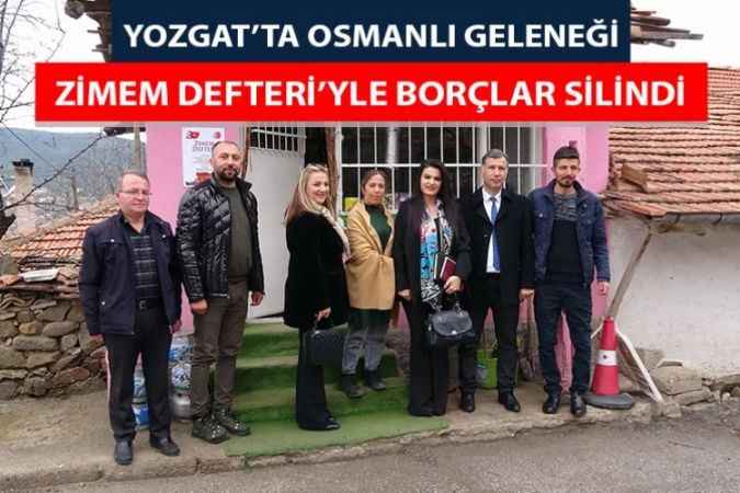 Yozgat’ta bir hayırsever, bakkalın veresiye defterini satın aldı