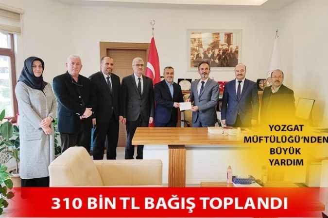 Yozgat’ta Din Görevlileri Maaşlarını Depremzedelere Bağışladı