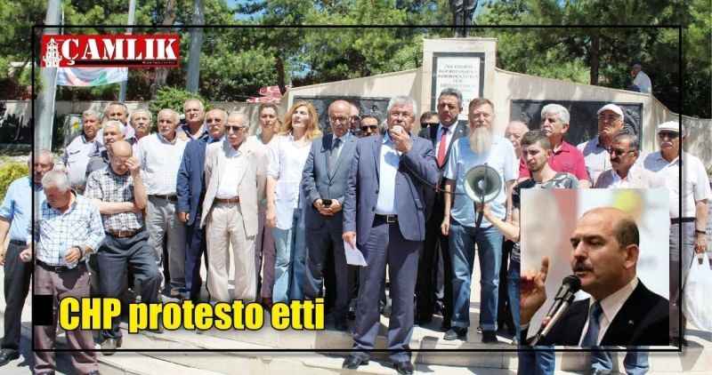 CHP protesto etti
